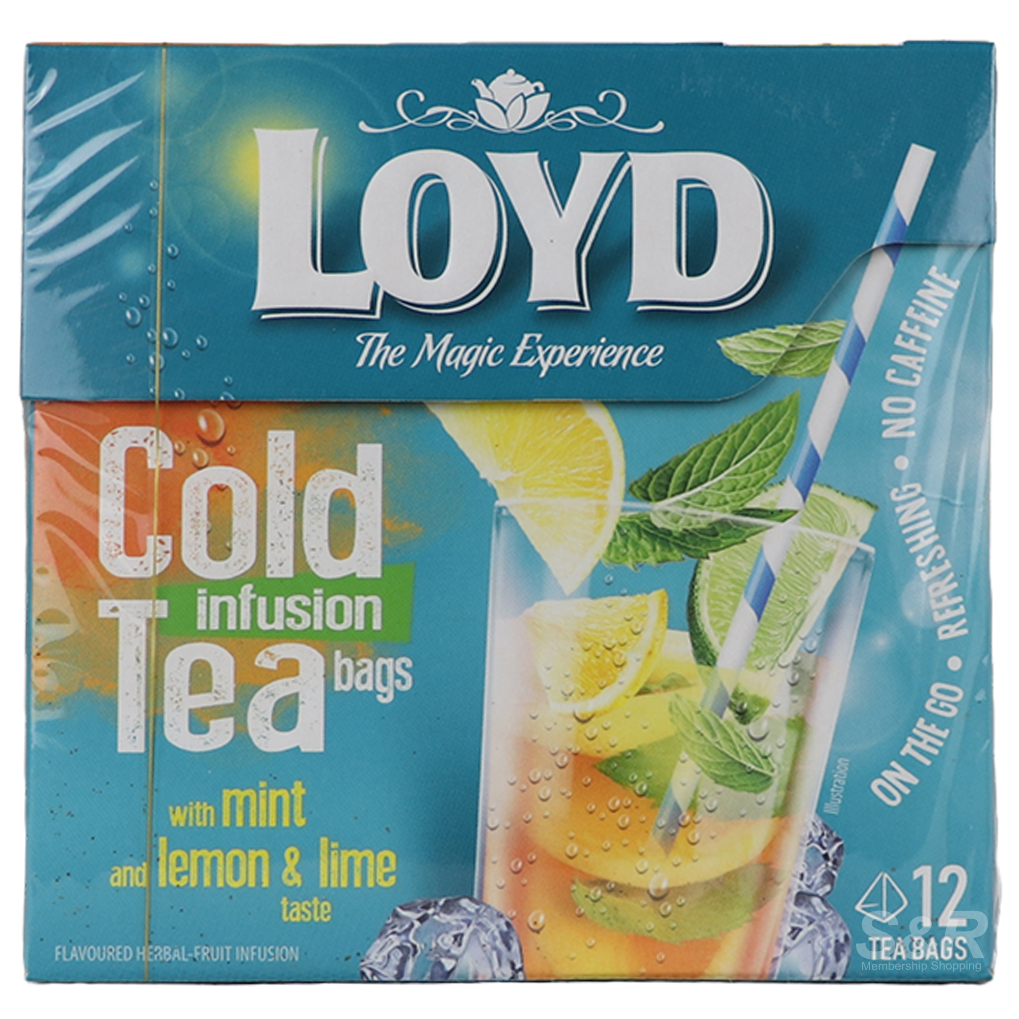 Loyd Cold Mint Lemon Lime Infusion 12 Tea Bags Loyd Cold Mint Lemon Lime Infusion 12 Tea Bags